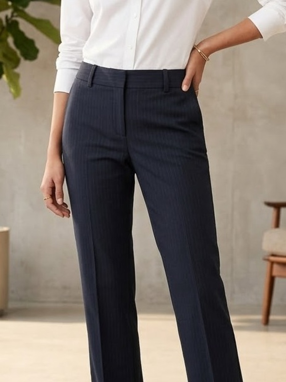 Banana Republic Pinstripe Jackson Pants